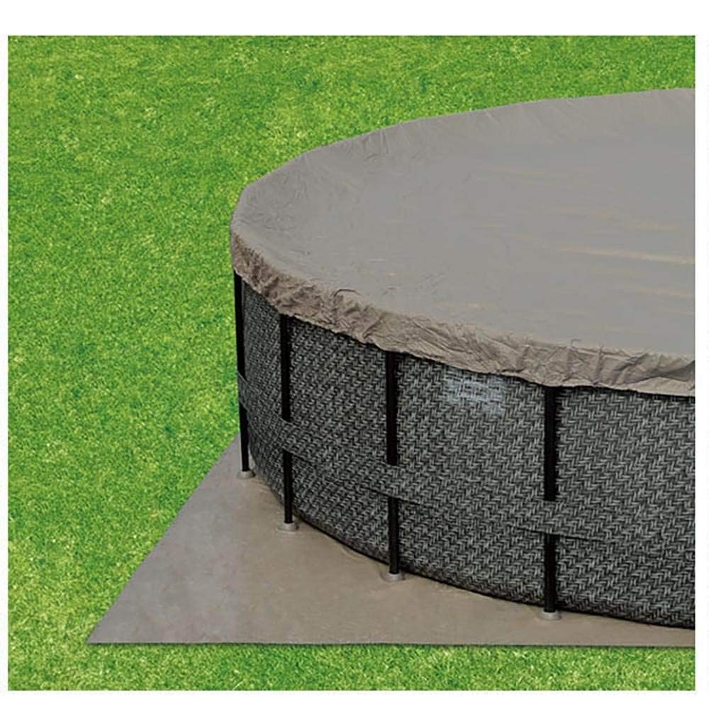【Sports&Outdoors】16ft x 48in Above Ground Frame Outdoor Swimming Pool Set