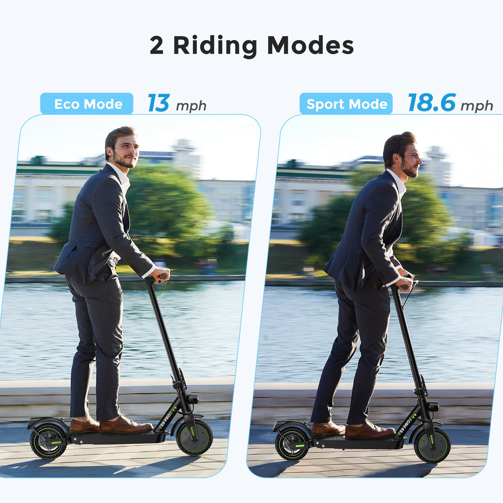 【Sports&Outdoors】S9Pro Electric Scooter 350W
