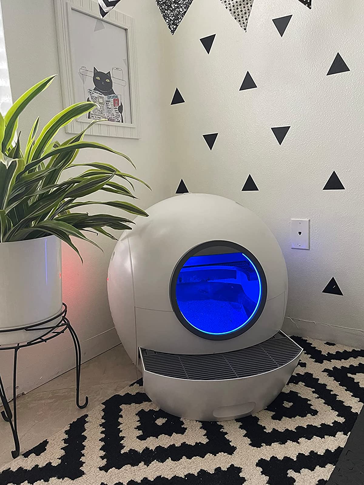 【Pet】Self-Cleaning Cat Litter Box: Extra Large Automatic Cat Litter Box with APP Control & Safe Alert