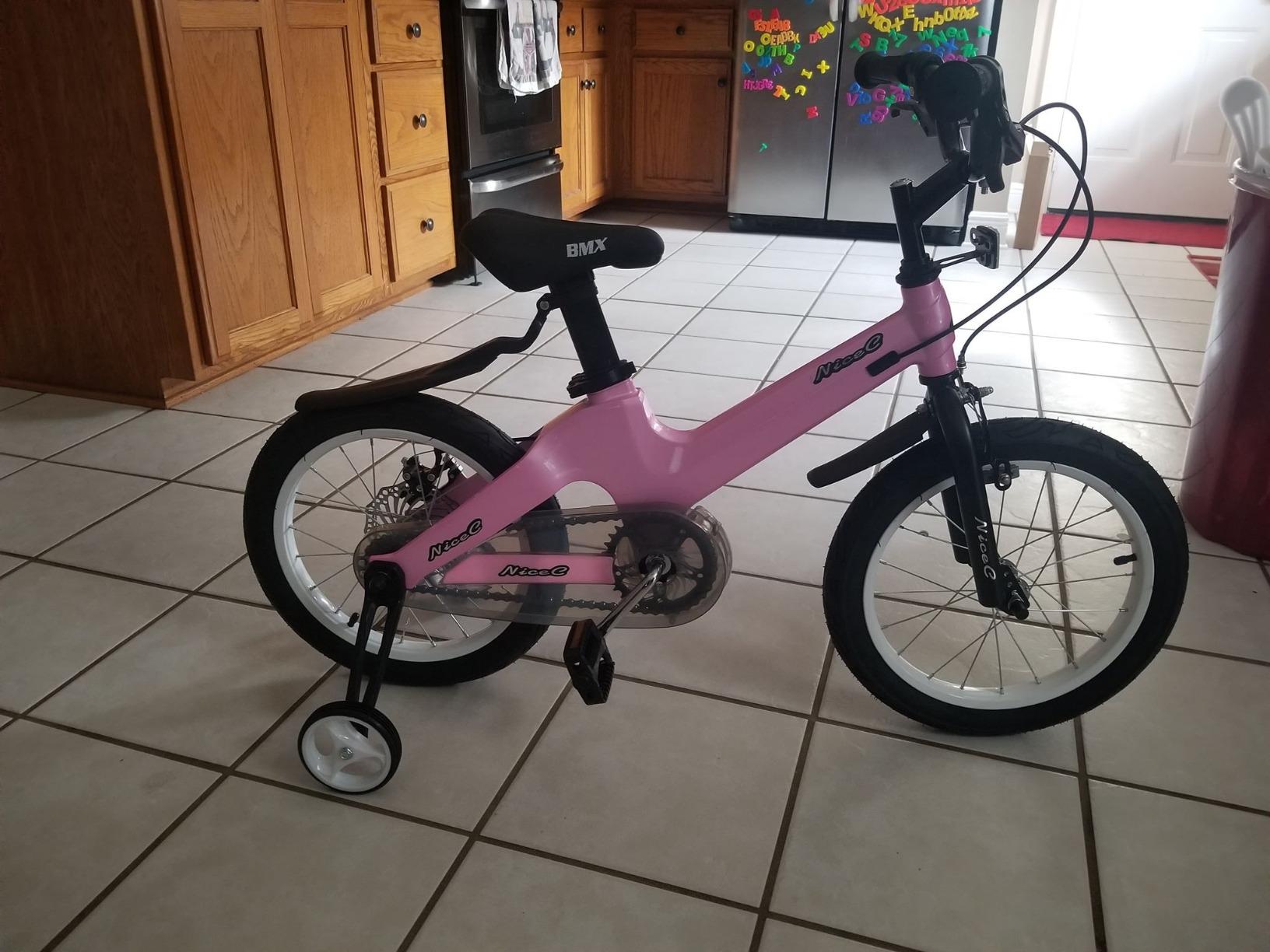 【Sports&Outdoors】Training Wheel Bike, Kids Bike Boys Girls, BMX Mountain with Dual Disc Brake 12-14-16-18 inch