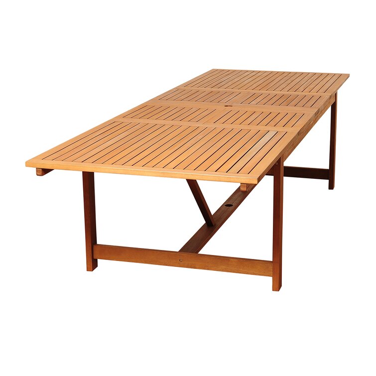 【Home&Garden】Rafael Rectangular 12 - Person Outdoor Dining Set