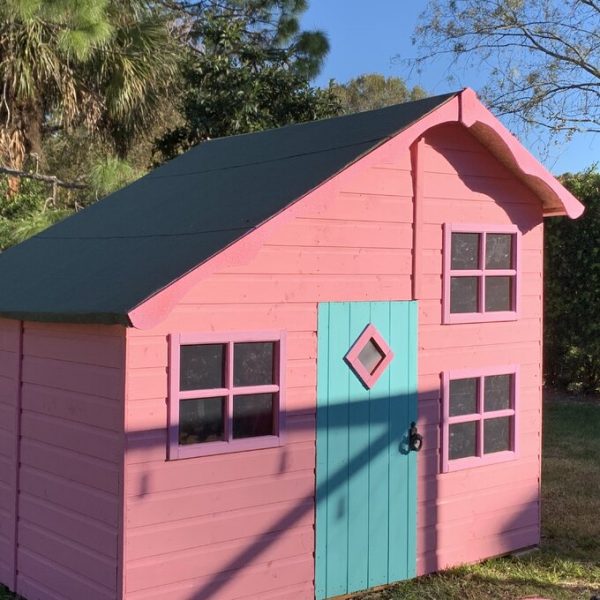 【Home&Garden】Swiss Cottage 7.71′ x 6.75′ Playhouse