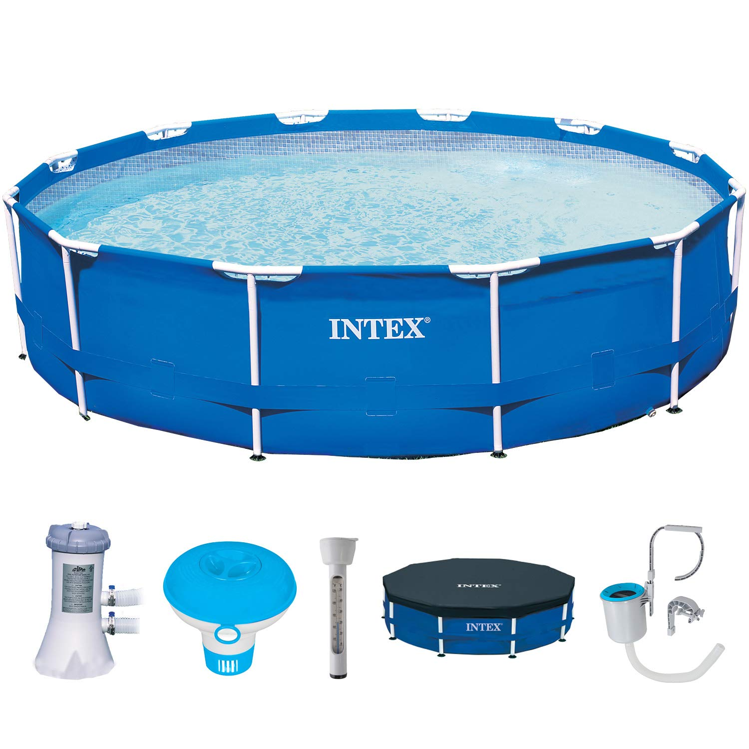 【Sports&Outdoors】Frame Pool 366 x 84 cm Complete Set