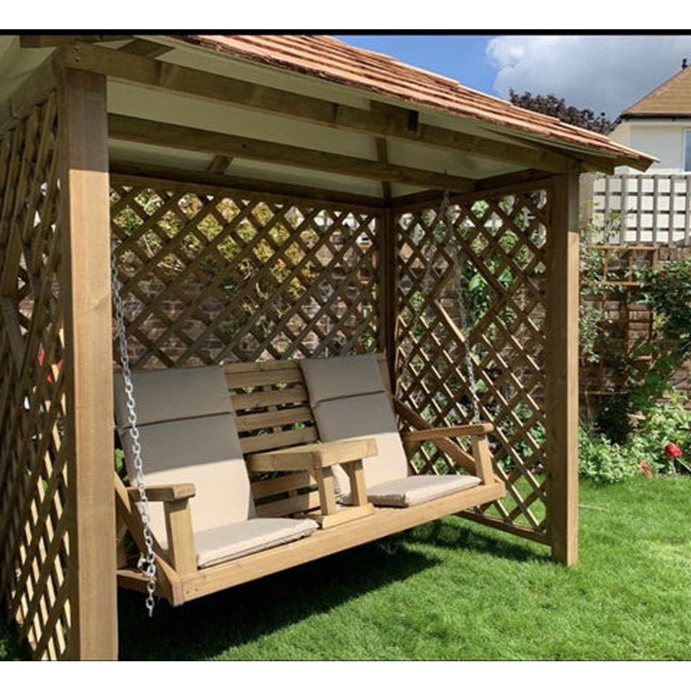 【Home&Garden】Heritage Garden Swing (Natural Finish)