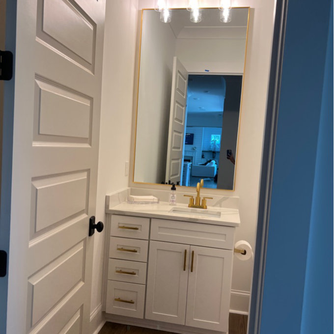 【Home Improvement】Rectangle Metal Mirror