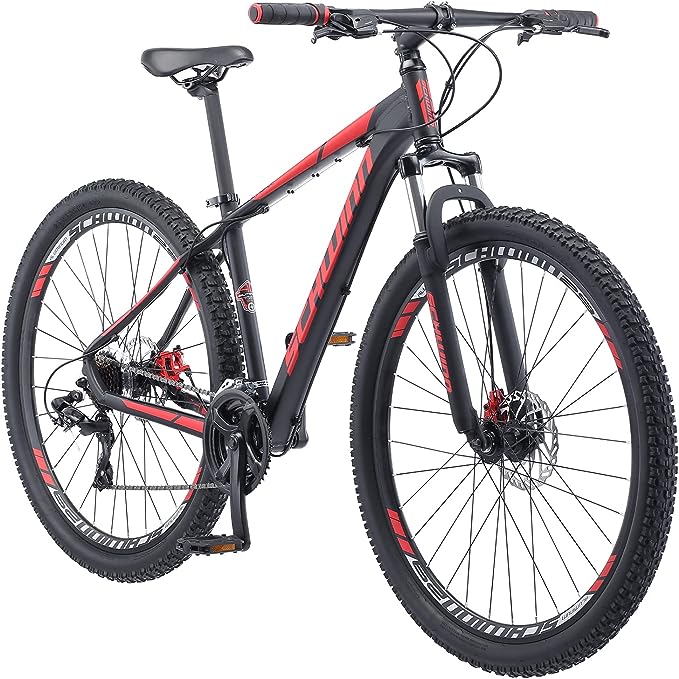 【Sports&Outdoors】Schwinn Bonafide Men and Women Mountain Bike, Front Suspension, 24-Speed, 29-Inch Wheels, 17-Inch Aluminum Frame