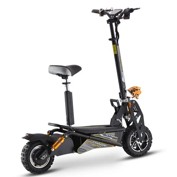 UberScoot 1600w 48v Electric Scooter, Black, Large genannt