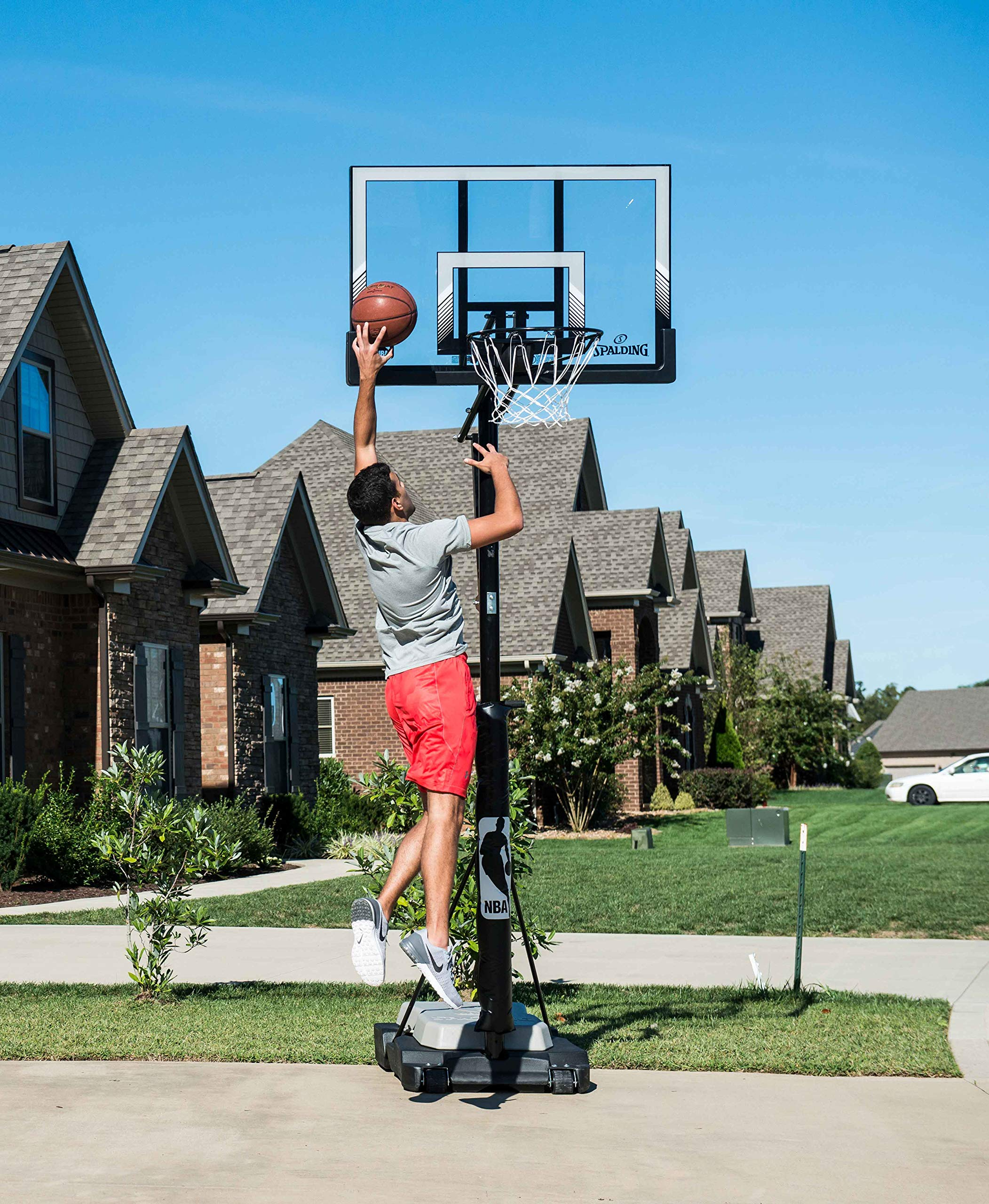 【Sports&Outdoors】Spalding Ultimate Hybrid Jr Portable Basketball System