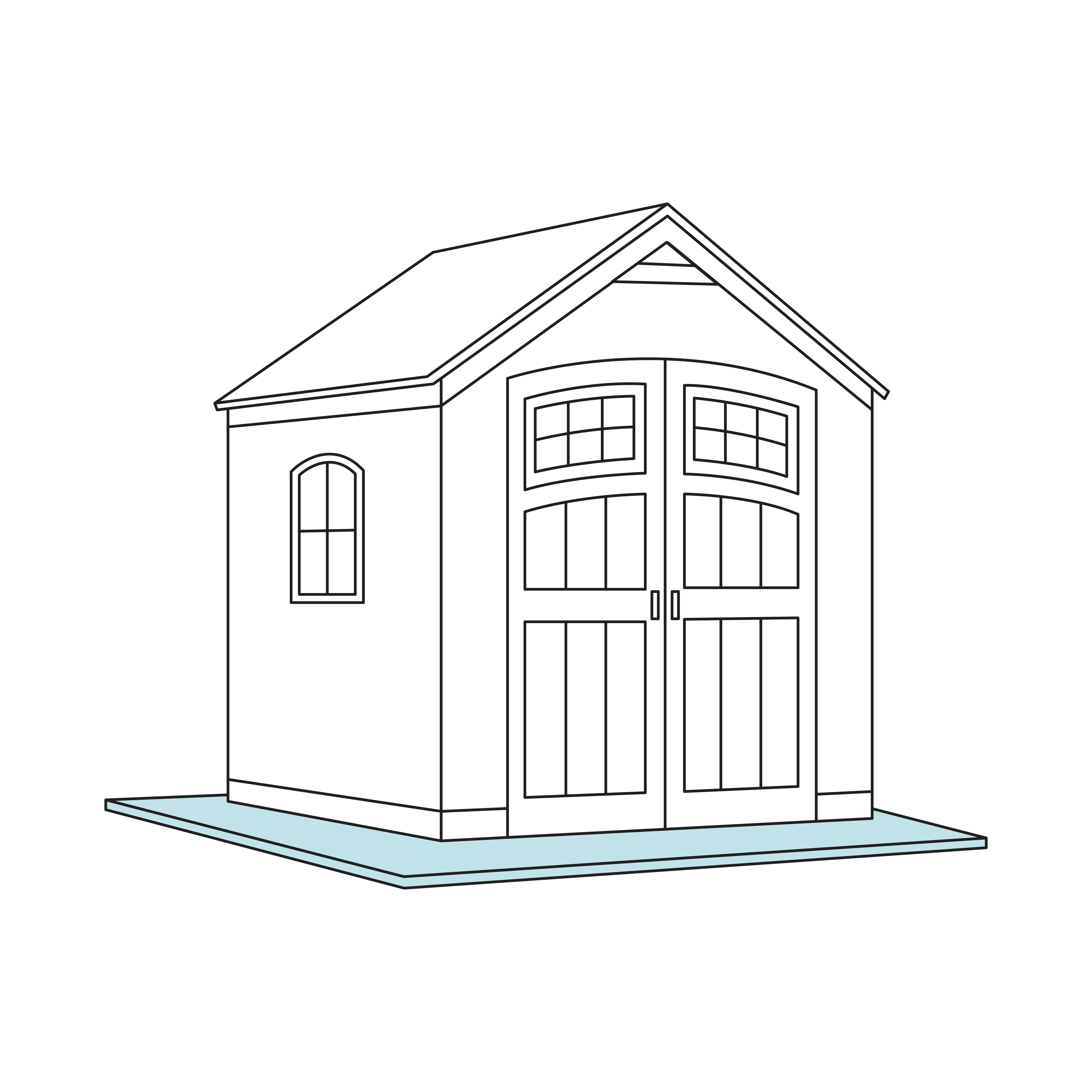 【Storage Shed】9 ft. W x 6 ft. D Solid Wood Storage Shed