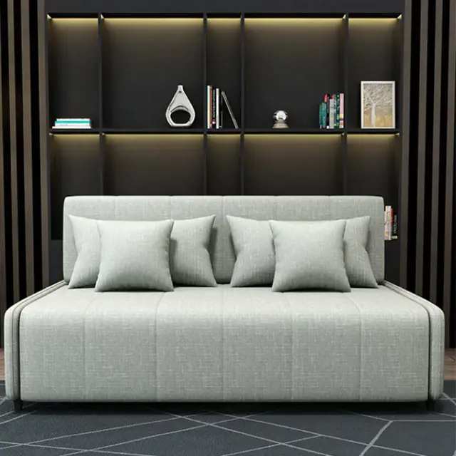 【Furniture】Online store limited time offer! Nordic Convertible Sofa Bed Cotton Linen Upholstery