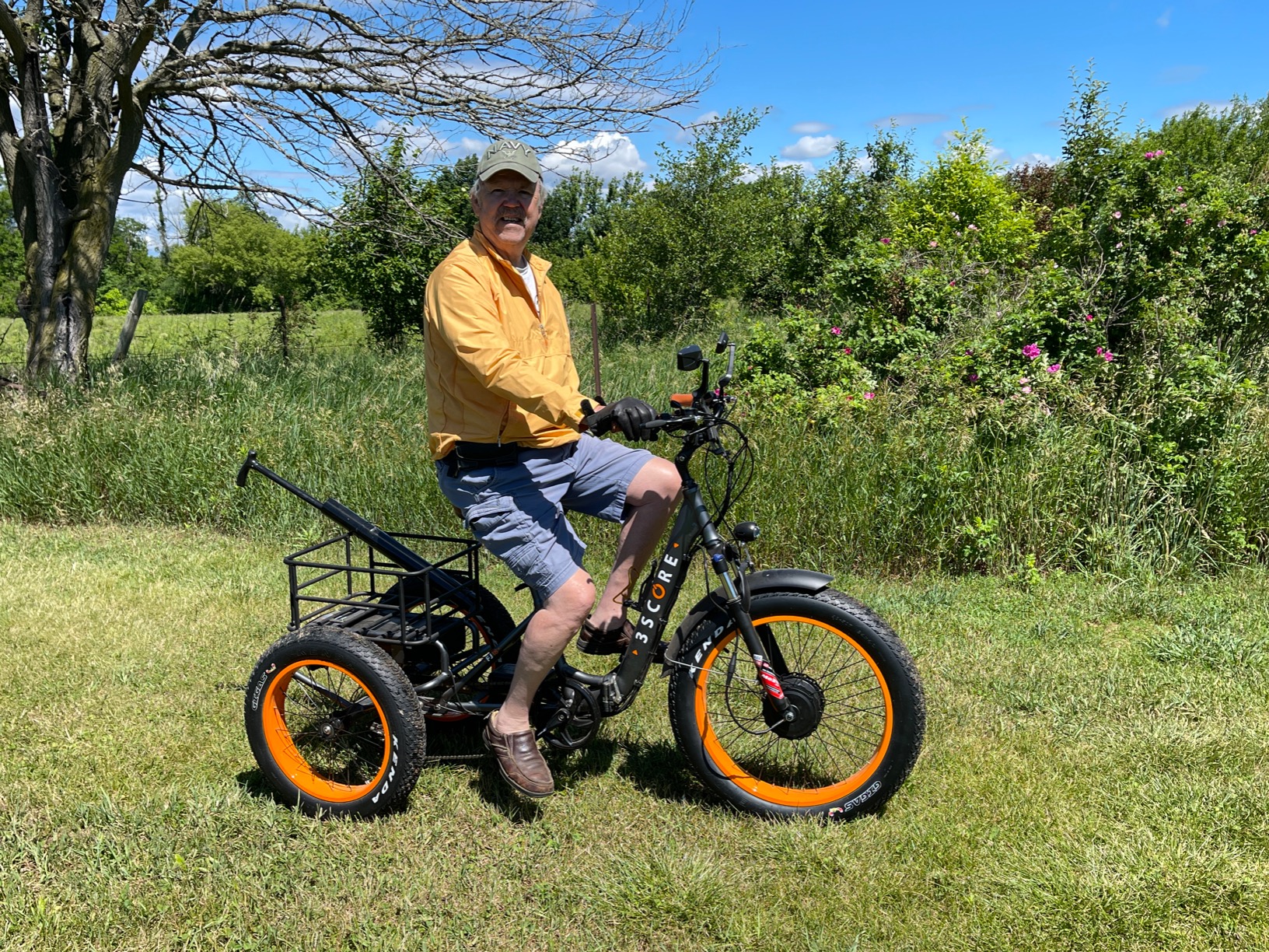 Electric Fat Trike 750W Motor & 48V Lithium Rechargeable Battery - Etrike 24 Inch Fat Tire