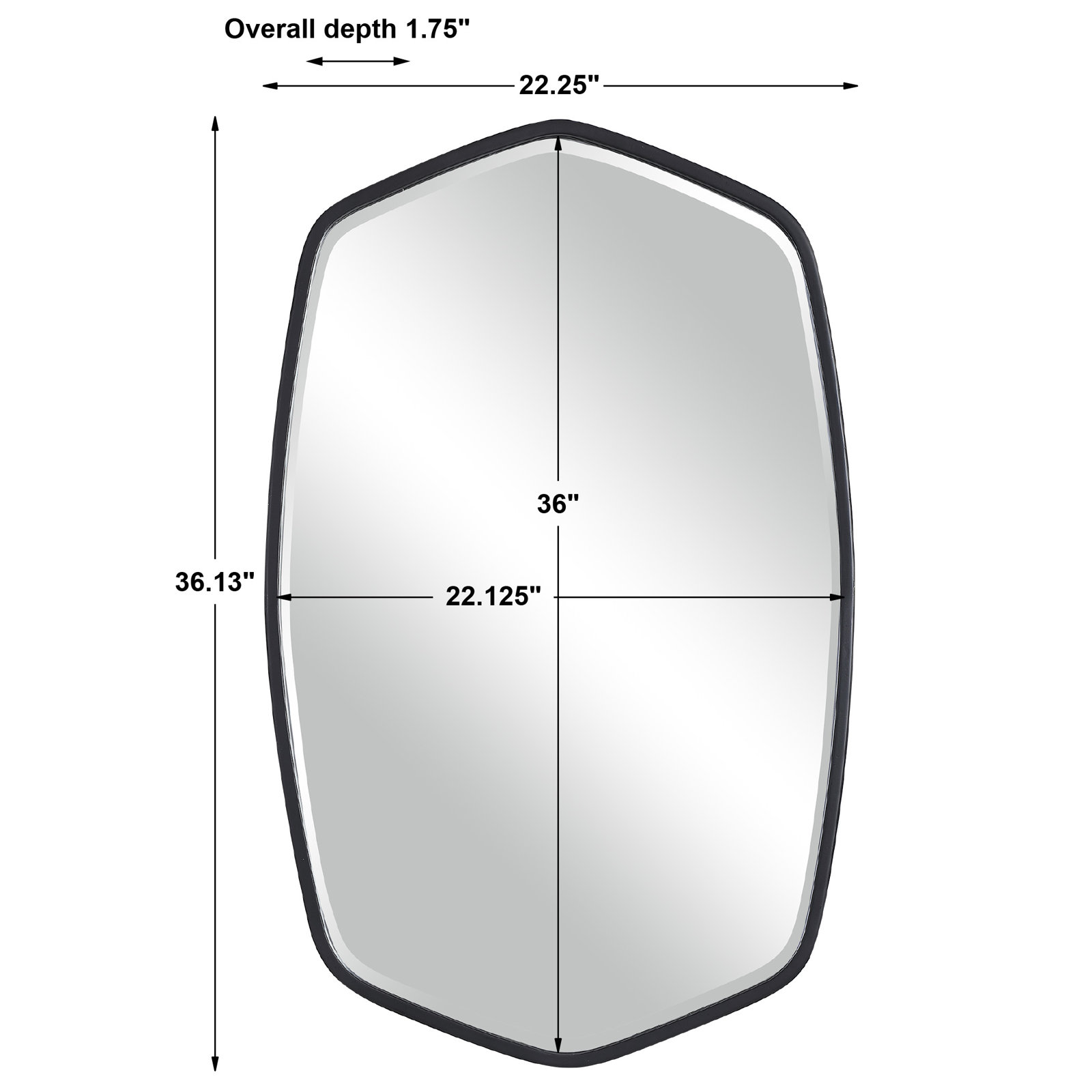 【Home Improvement】Luco Irregular Metal Wall Mirror