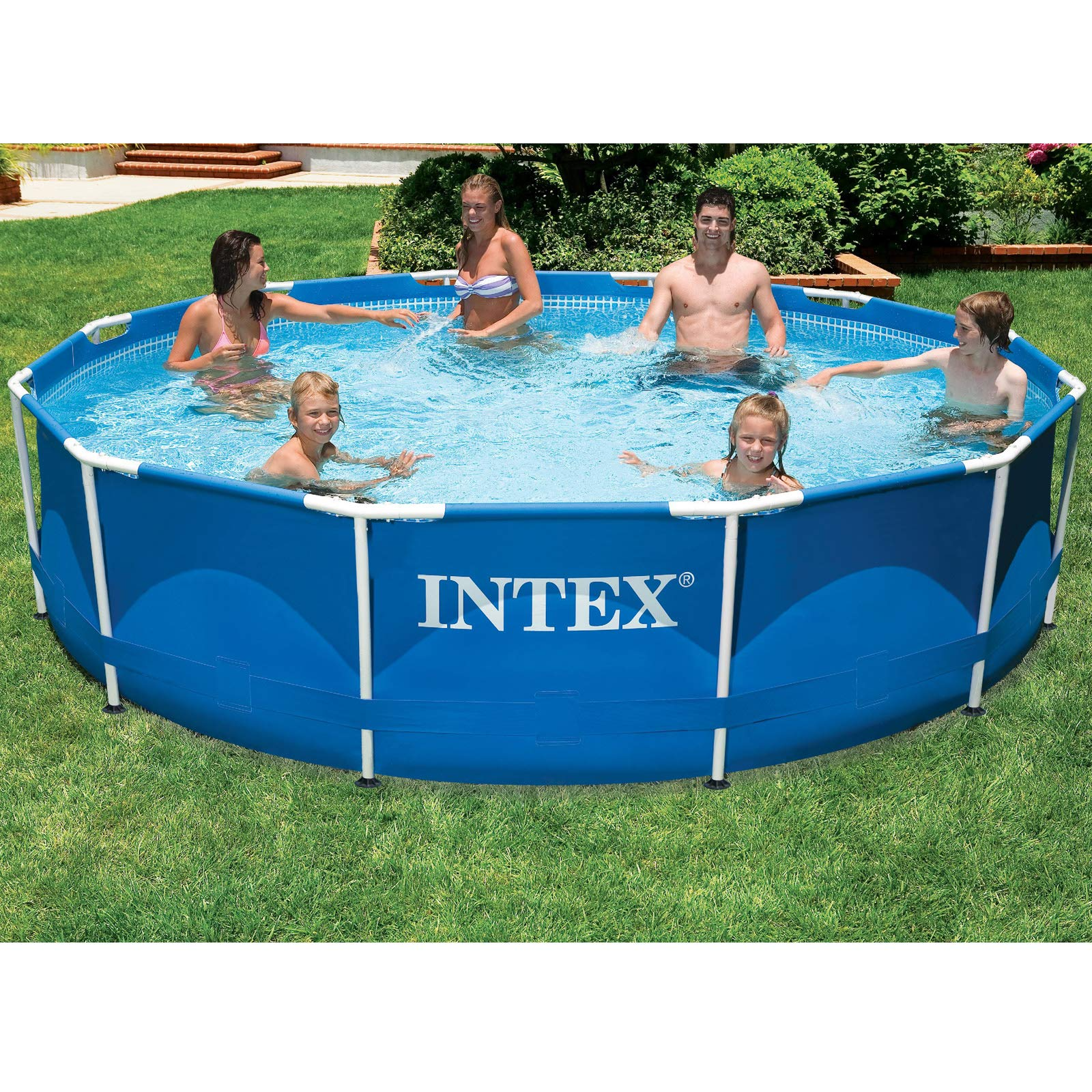 【Sports&Outdoors】Frame Pool 366 x 84 cm Complete Set