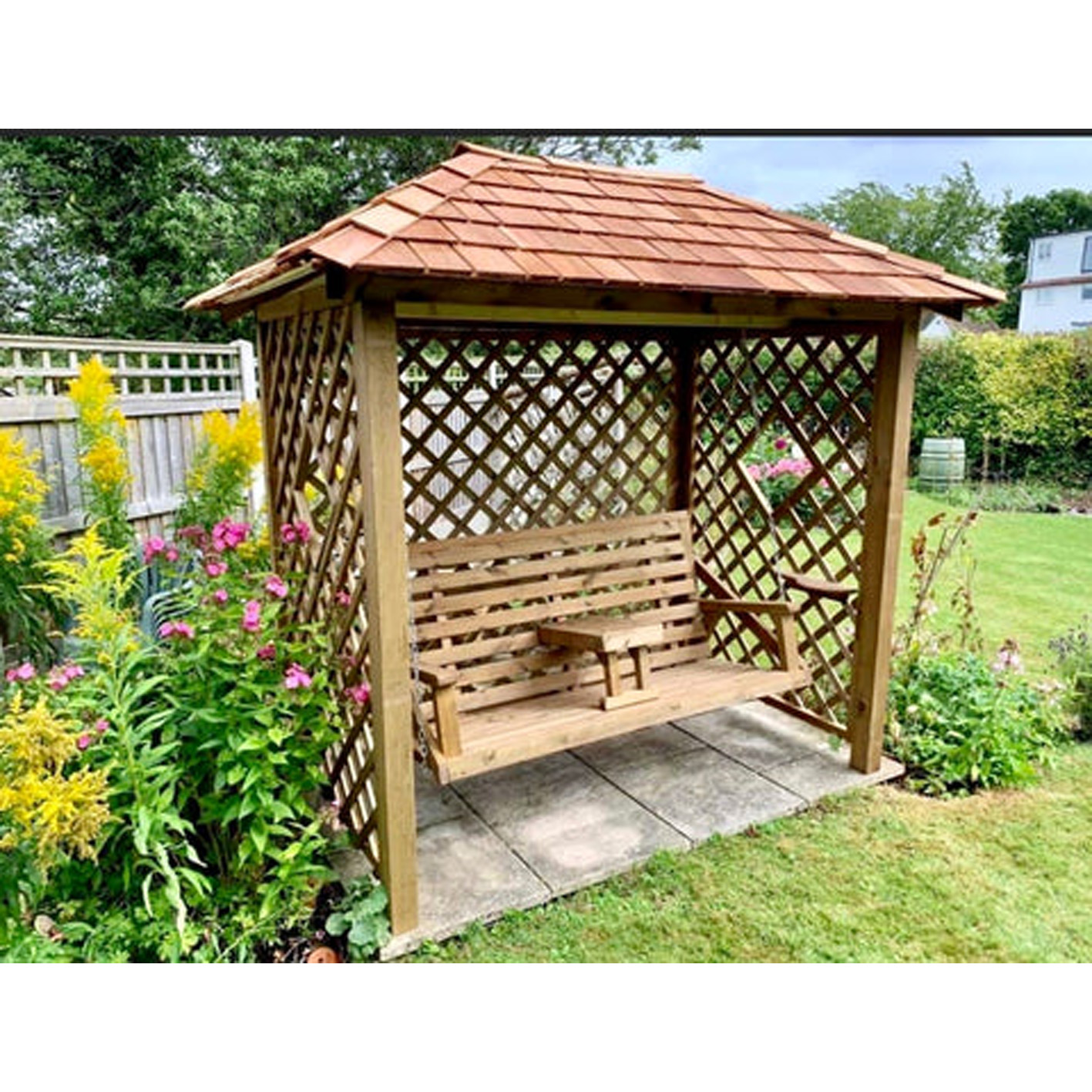 【Home&Garden】Heritage Garden Swing (Natural Finish)