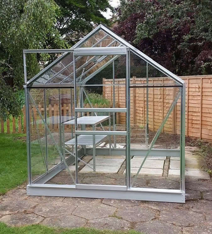 【Home&Garden】Vitavia 8x6 Venus 5000 Greenhouse - Horticultural Glass