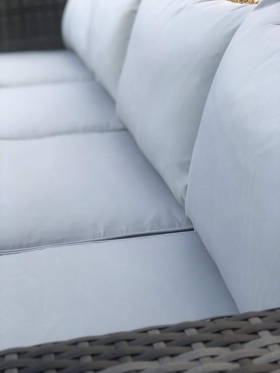 EVRE Outdoor Rattan Garden Furniture Set Malaga Greenhouse Sofa Coffee Table