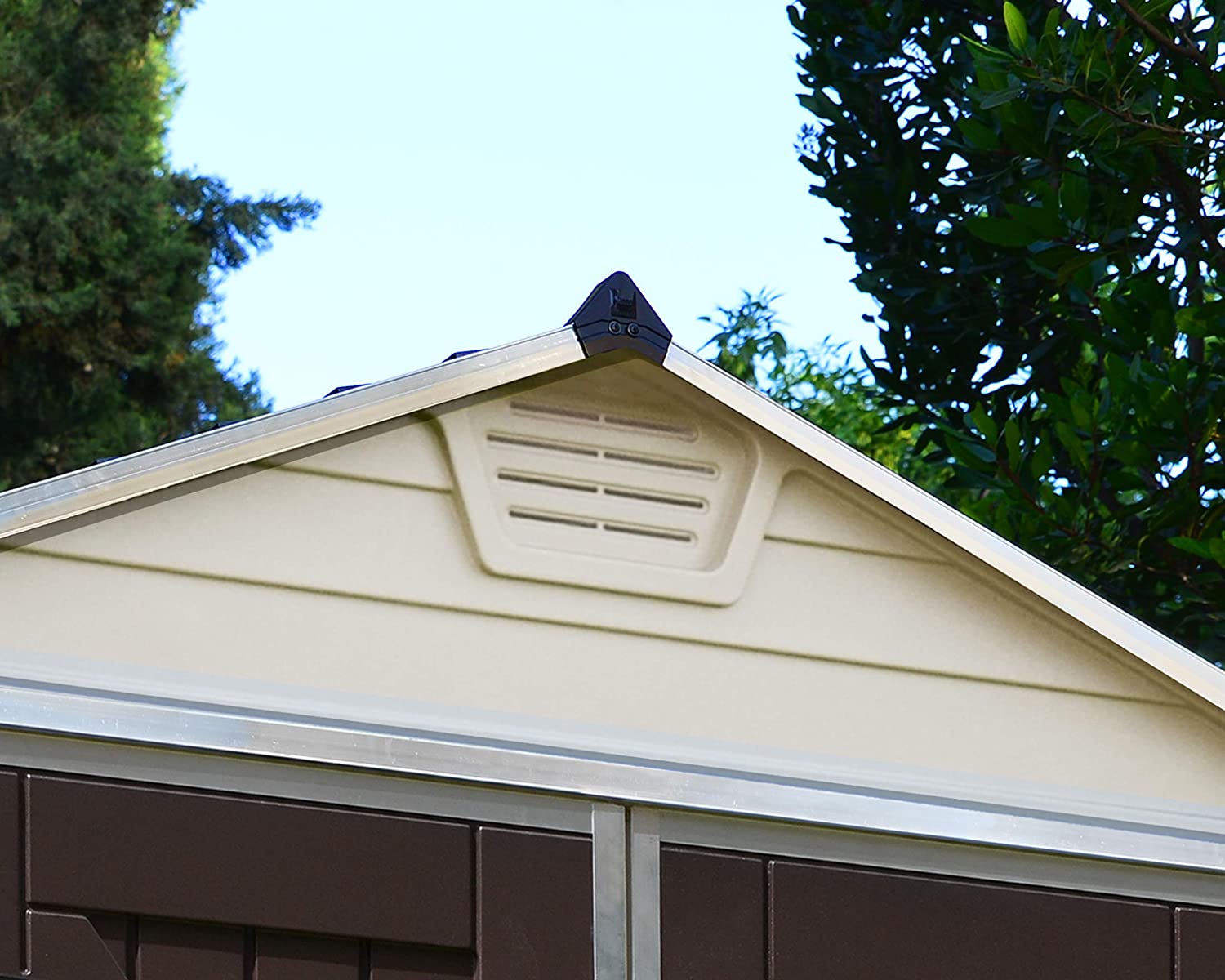 【Storage Shed】SkyLight 6 ft. W x 8 ft. D Plastic Storage Shed