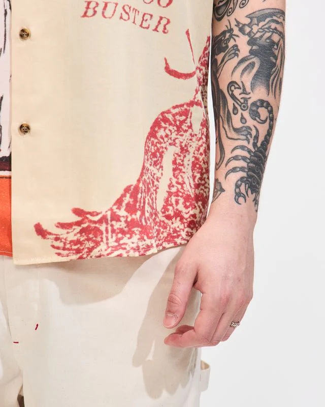 Loyalty Camp Shirt in Ivory