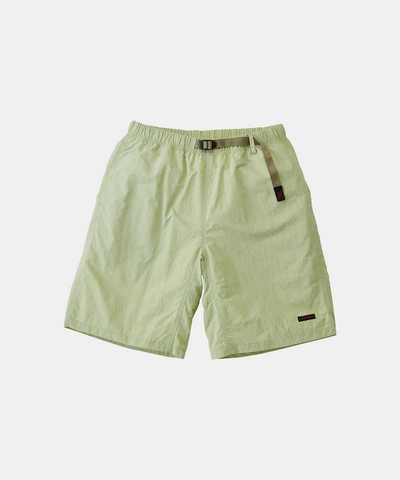 Nylon Packable G-Short in Lime