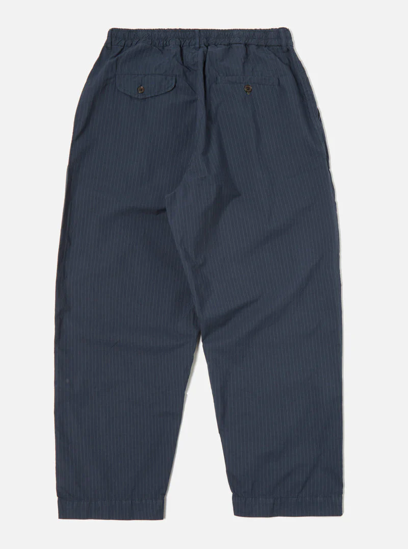 Oxford Pant in Navy Nearly Pinstripe