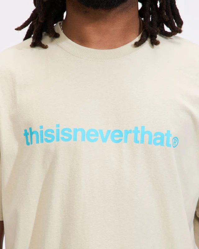 T-Logo Tee in Pale Lime