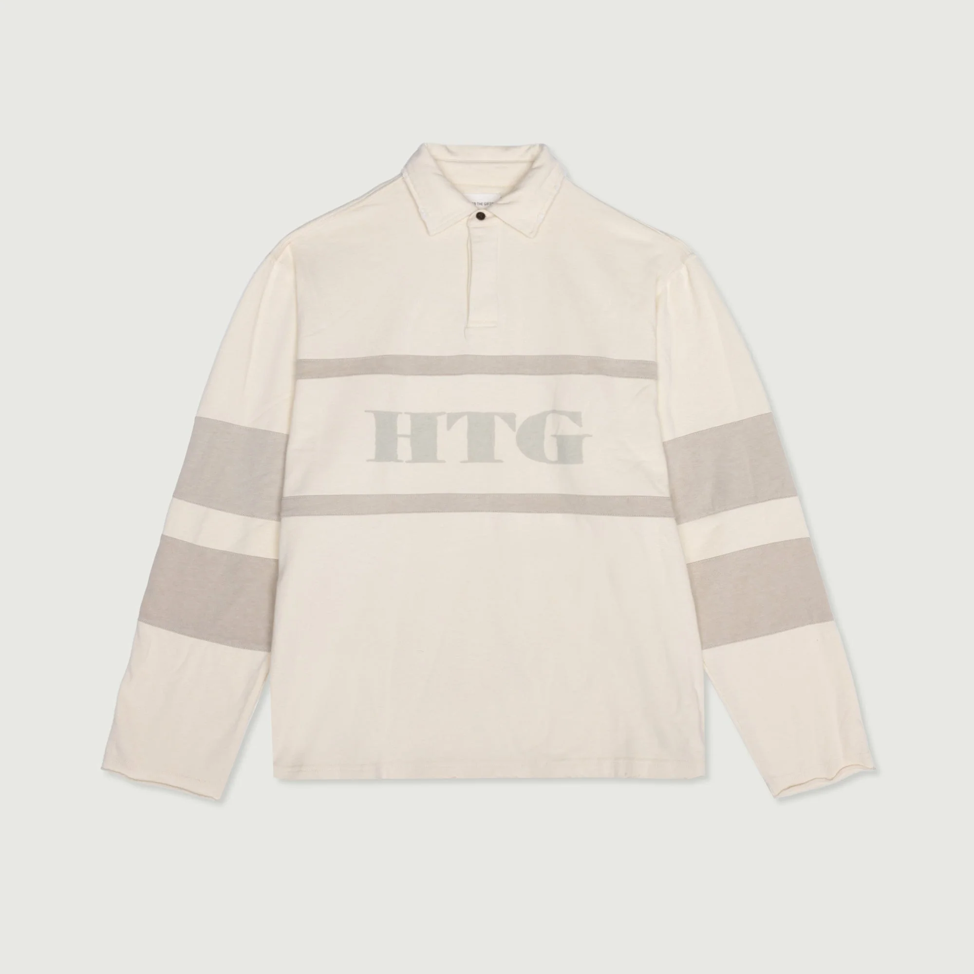 Women's Oversized Rugby Top in Bone