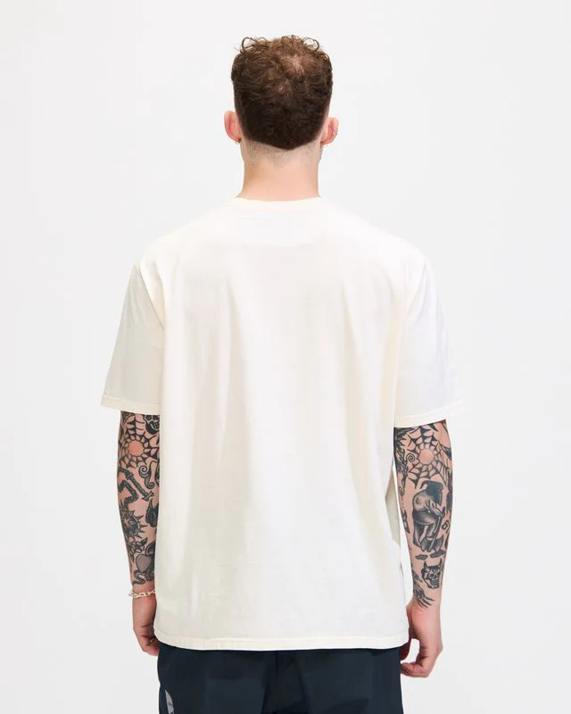 Lost Highway Trucking Tee in Bone