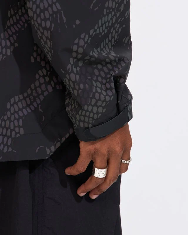 5035 Reflective Camo Asym Parka in Subdued Night