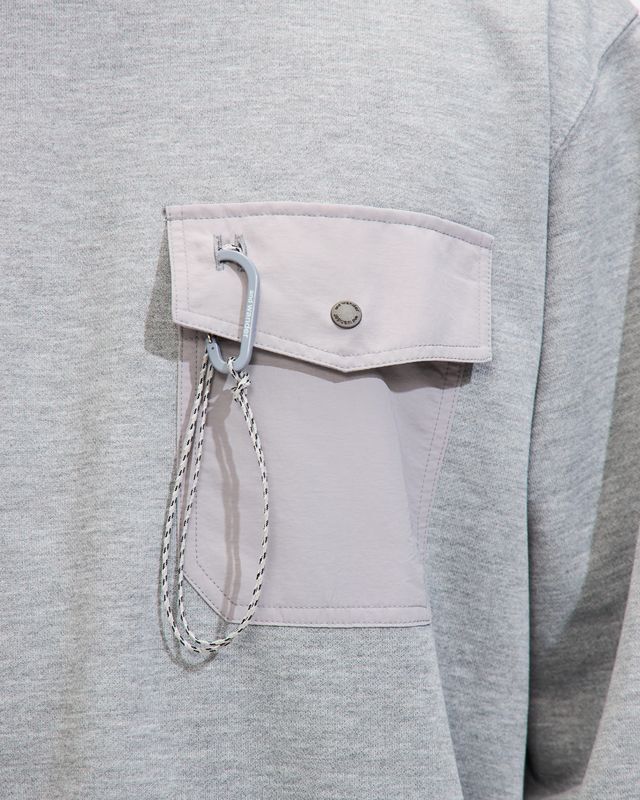 Gramicci andWander Print Sweatshirt in Grey