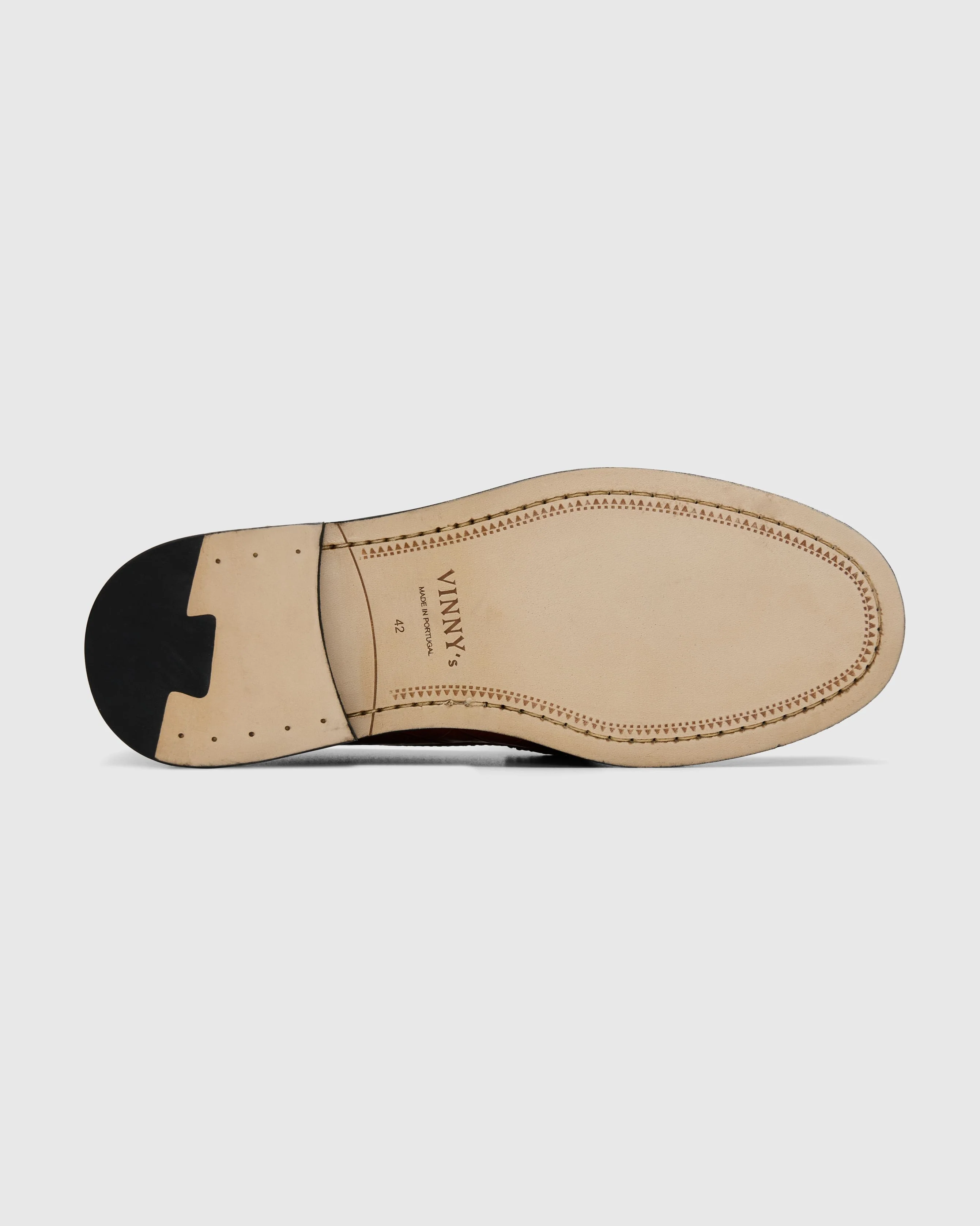 Yardee Moccasin Loafer in Dark Brown