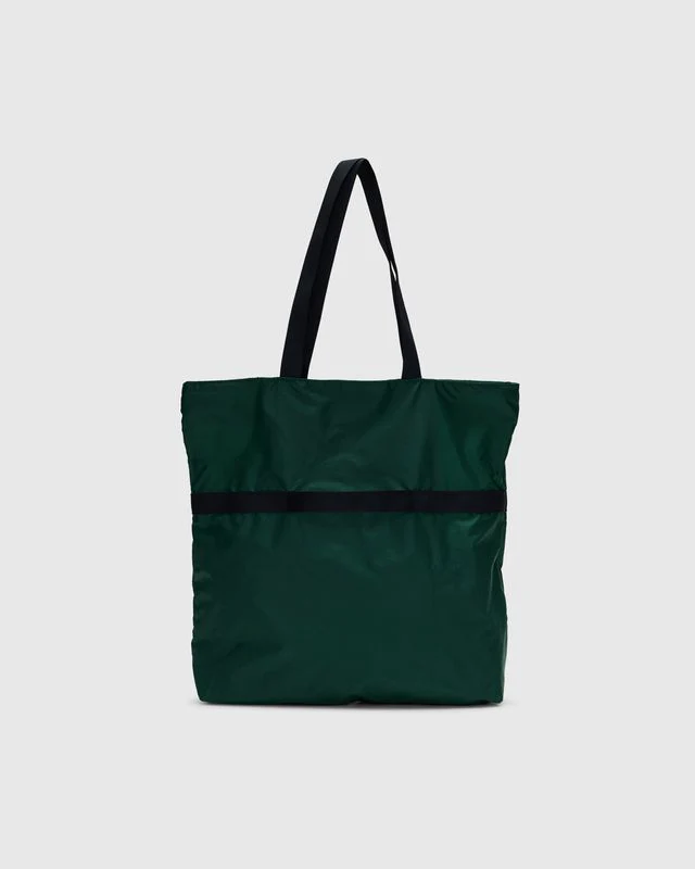Nylon 2 Way Bag in Forest Green/Navy