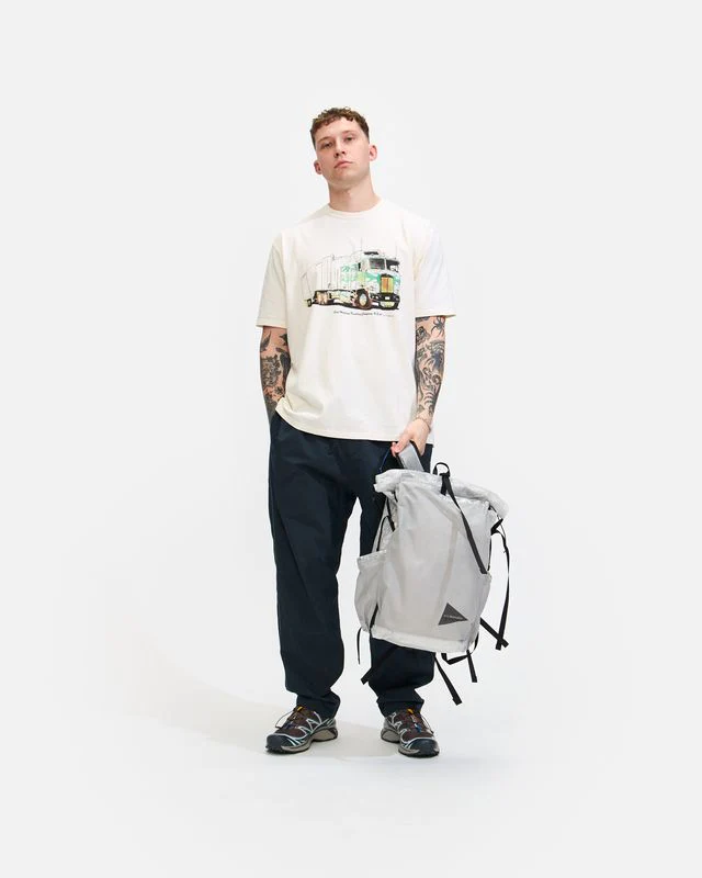 Lost Highway Trucking Tee in Bone