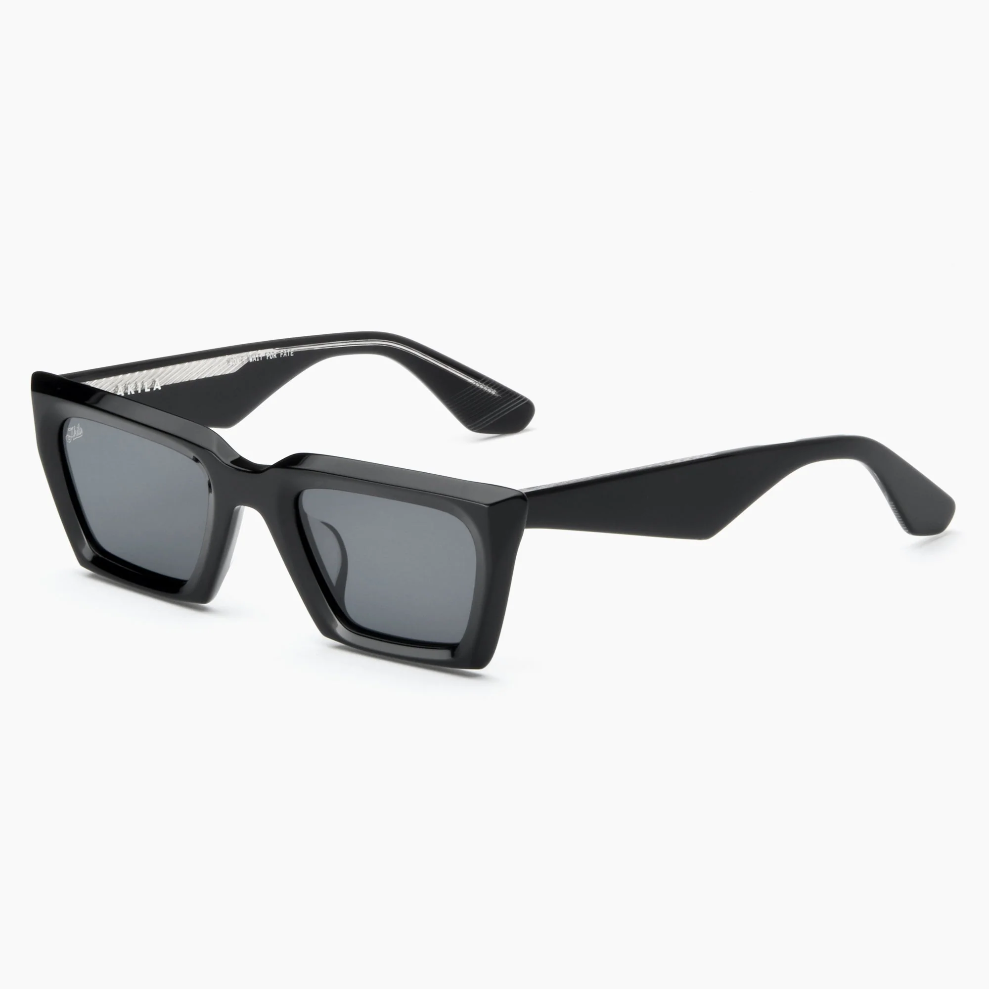 Paradox in Black Acetate/ Black Lenses