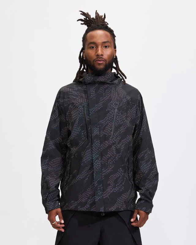 5035 Reflective Camo Asym Parka in Subdued Night