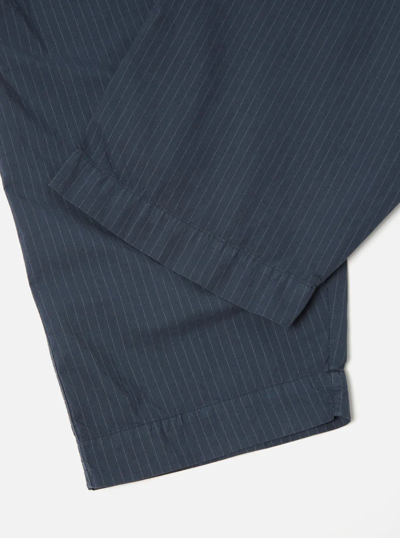 Oxford Pant in Navy Nearly Pinstripe