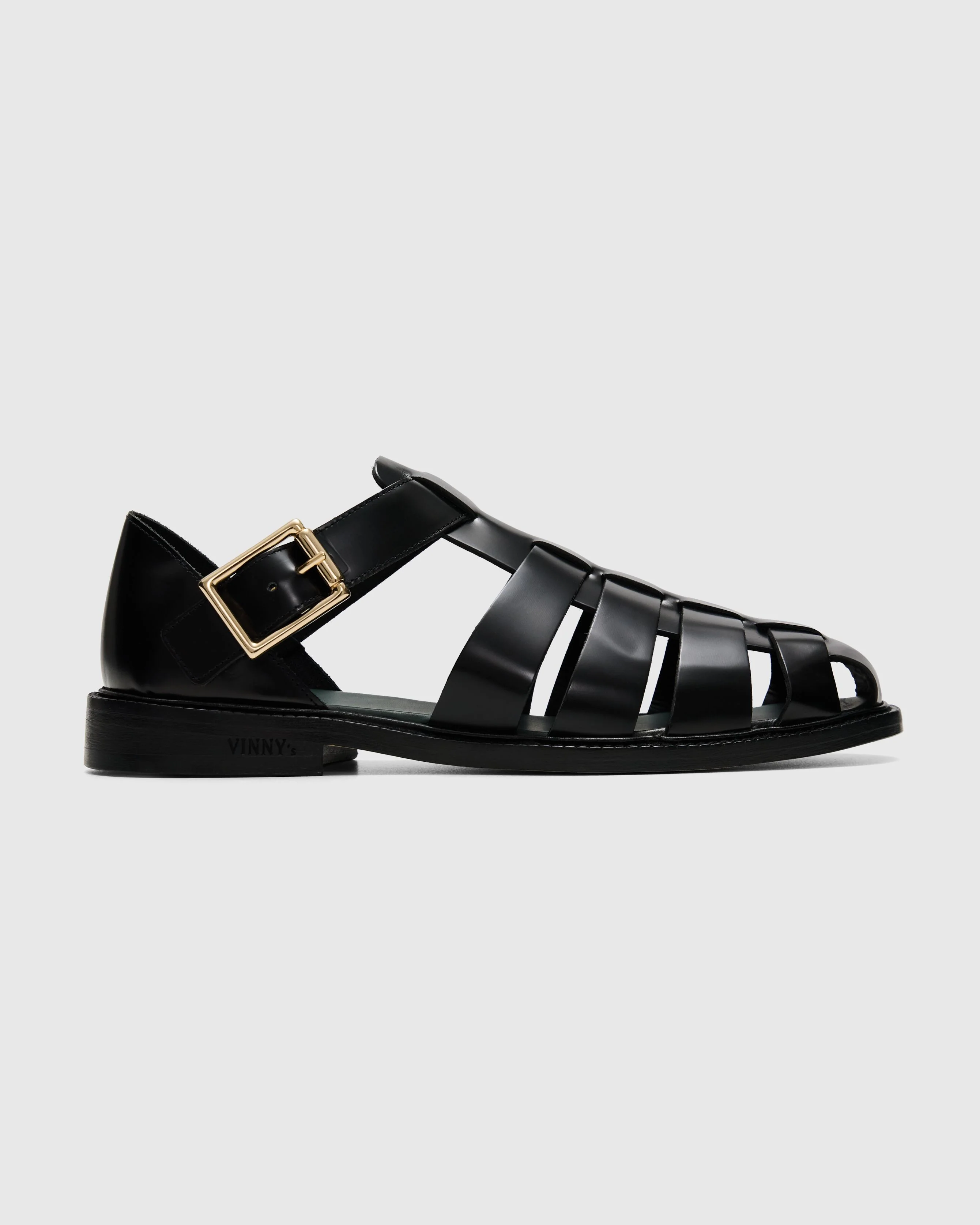 Fisherman Sandal in Black