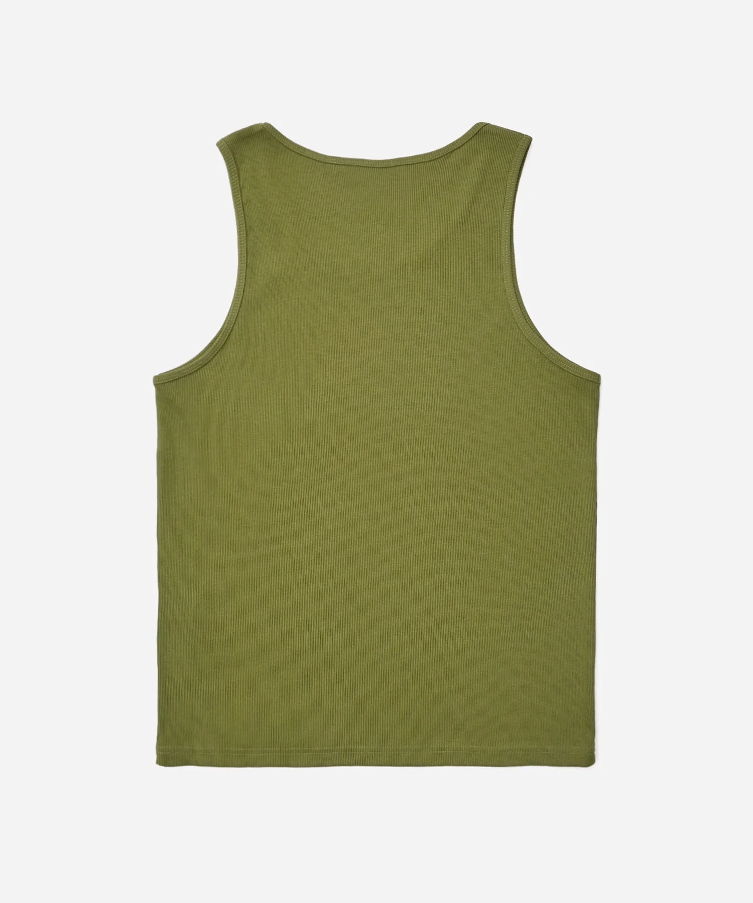 Cotton Rib Tank in Mayfly