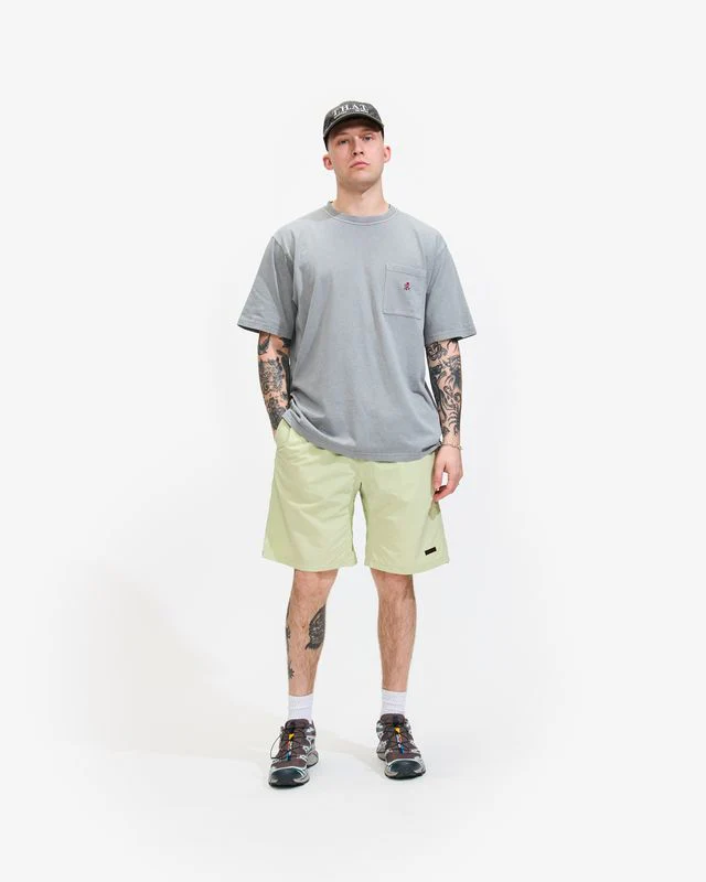 Nylon Packable G-Short in Lime