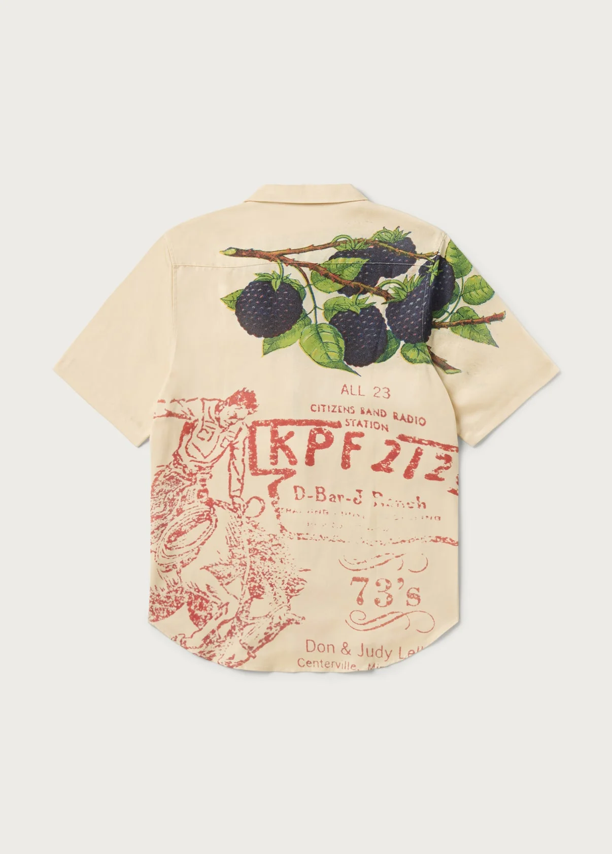 Loyalty Camp Shirt in Ivory