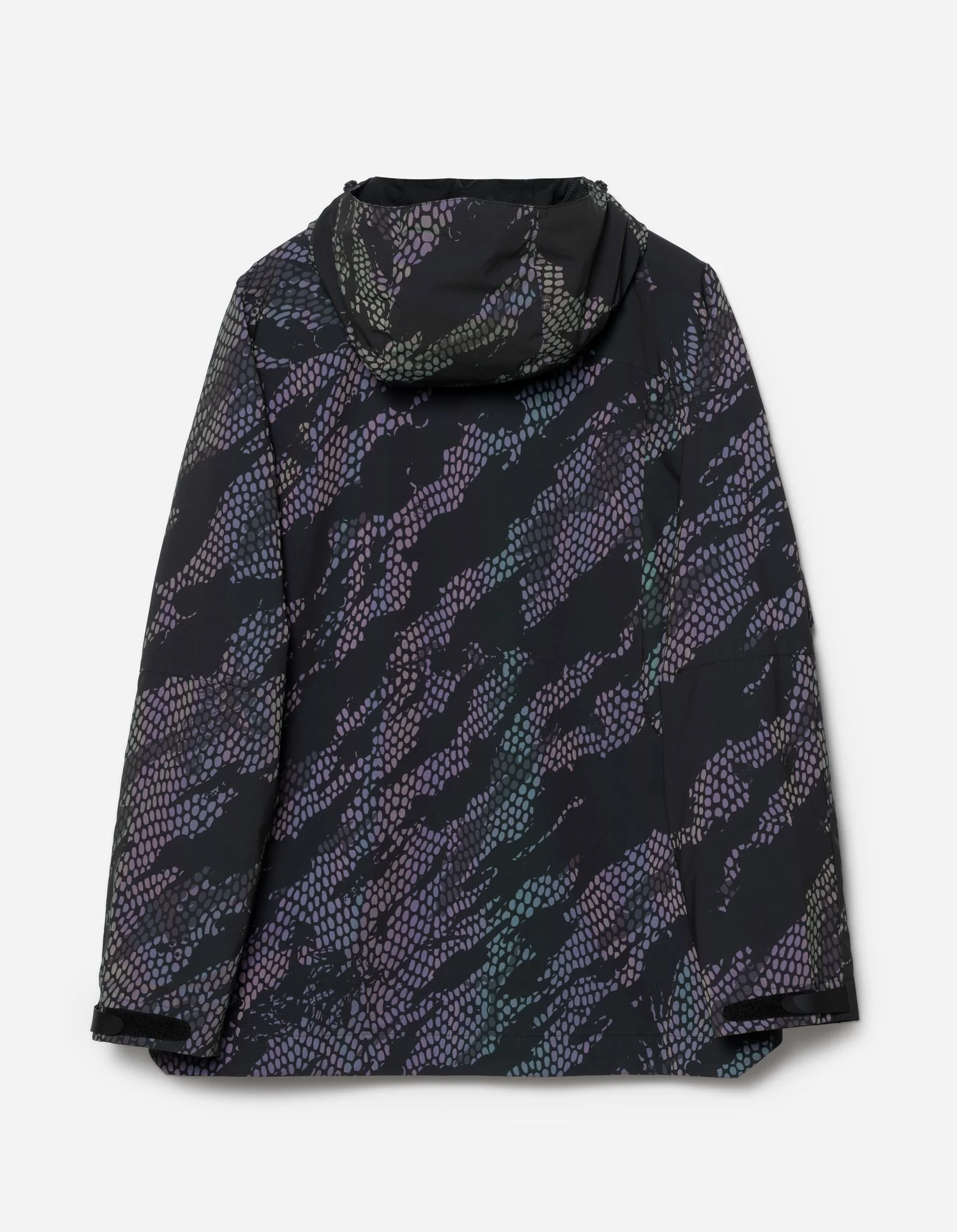 5035 Reflective Camo Asym Parka in Subdued Night