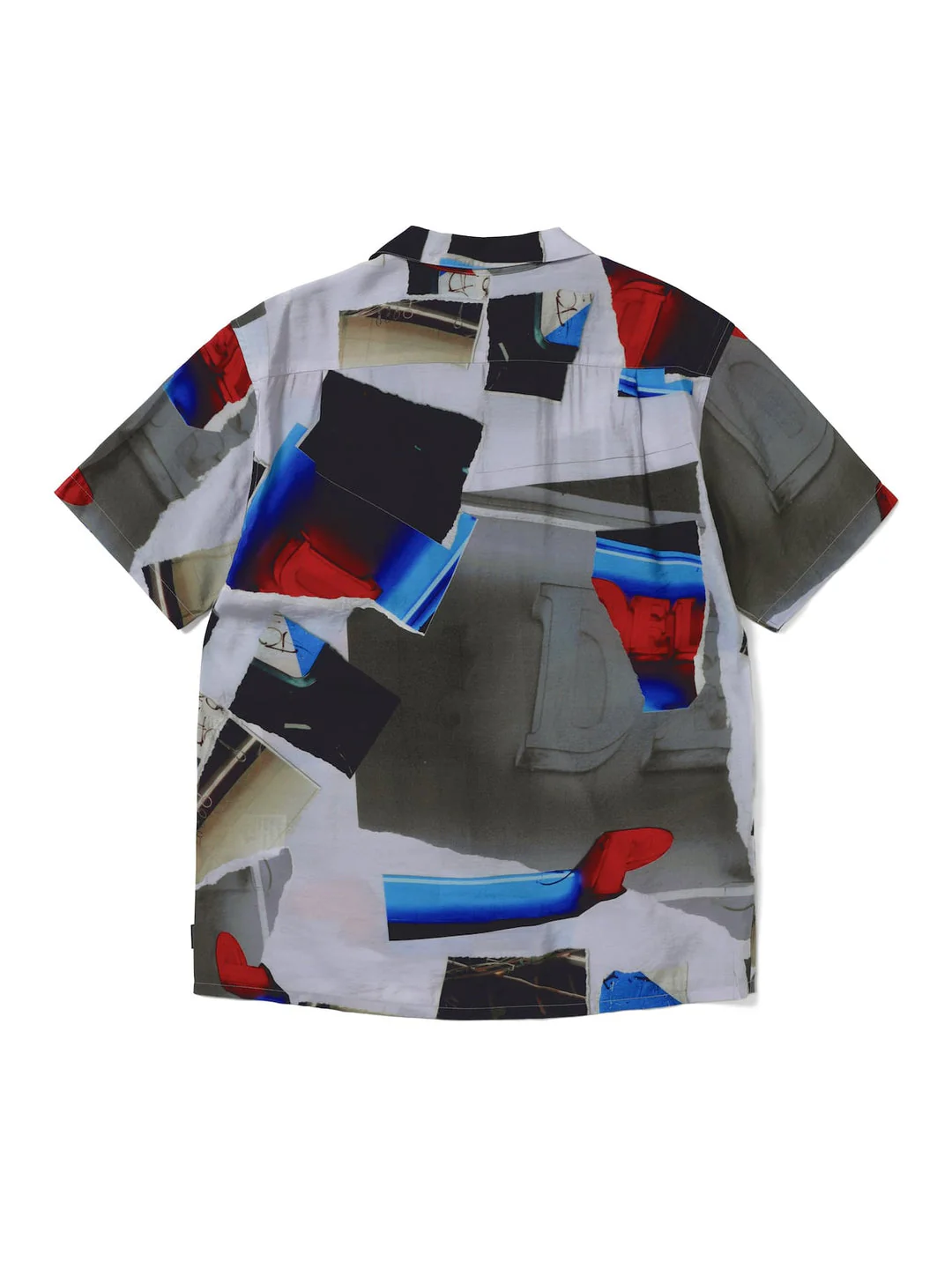 Torn Rayon Shirt in Multi