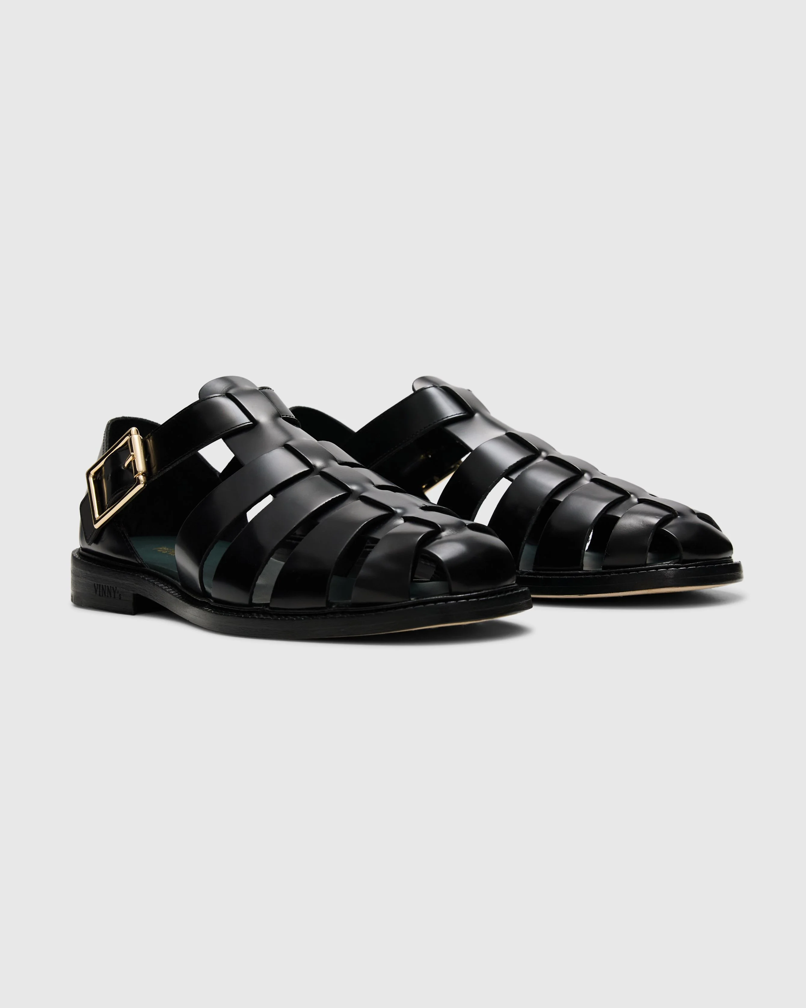 Fisherman Sandal in Black