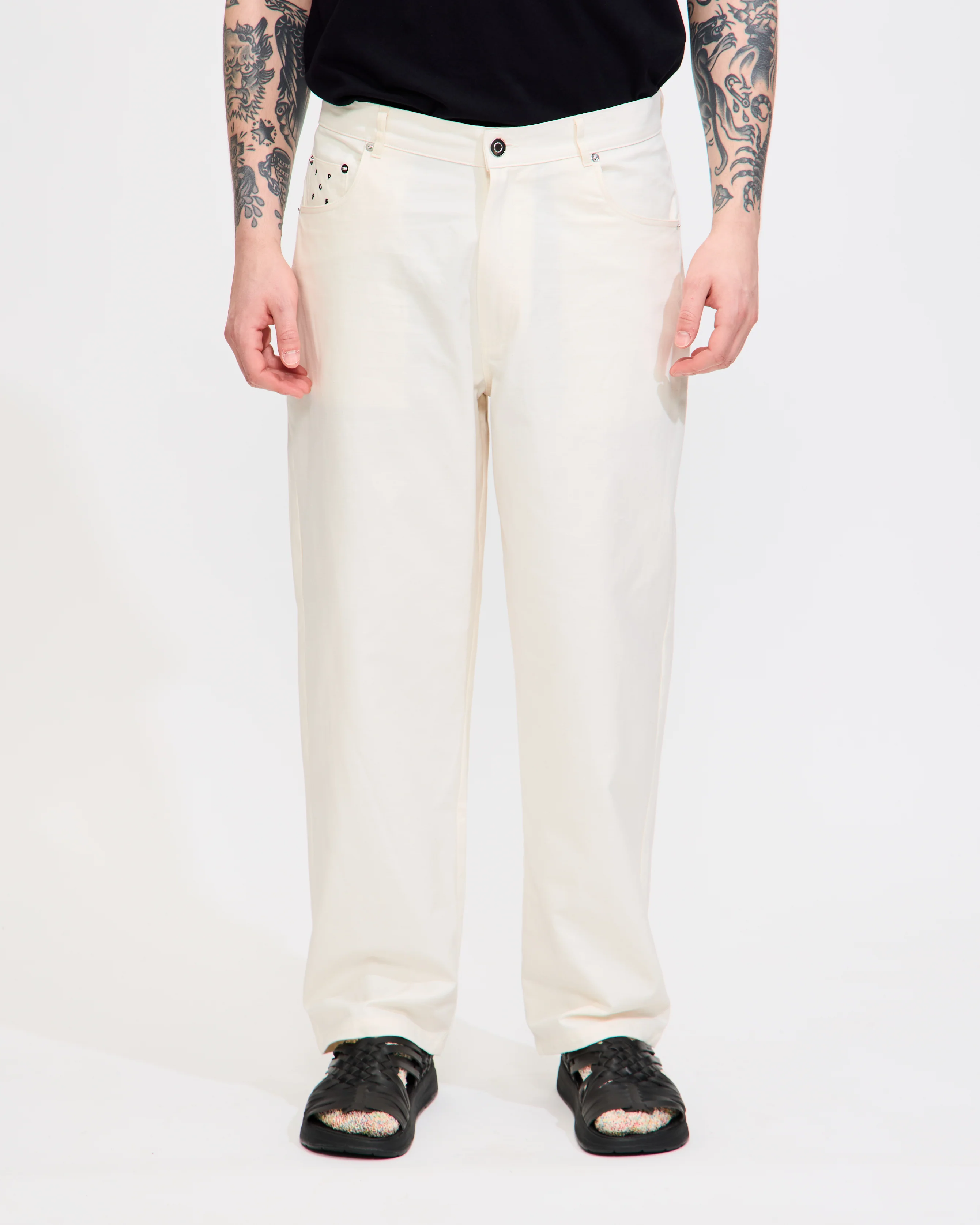 Drs Linen Pants in Off White