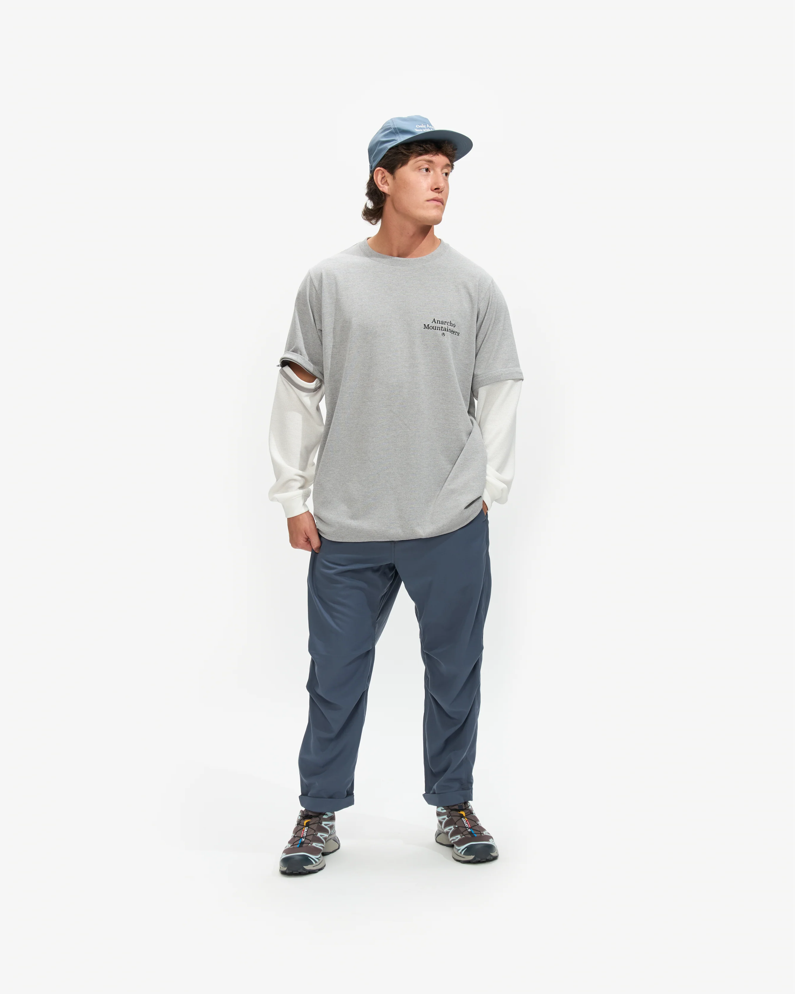 Q.D. Tee Plus in Gray