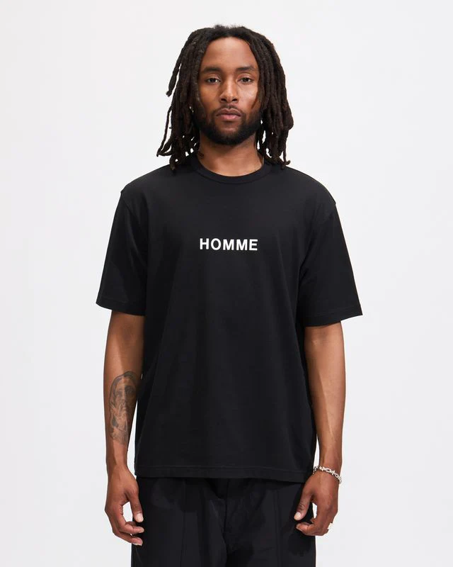Homme T-Shirt in Black