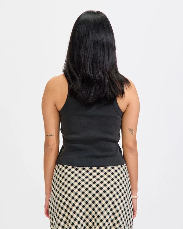 Carne Gym Tank in Black