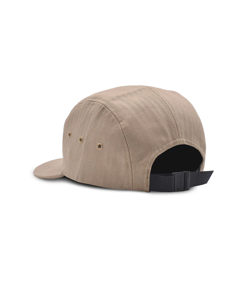 Nautical Herringbone Fivepanel Hat in Khaki