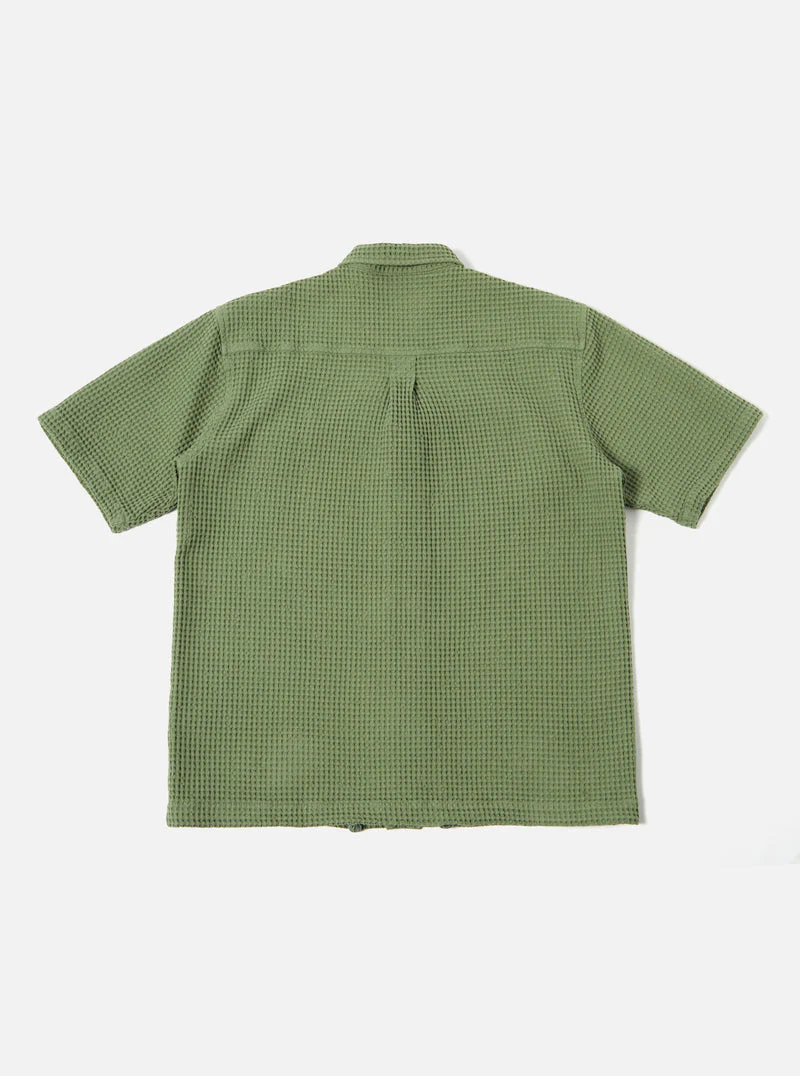 Tech Overshirt in Birch Pike Waffle