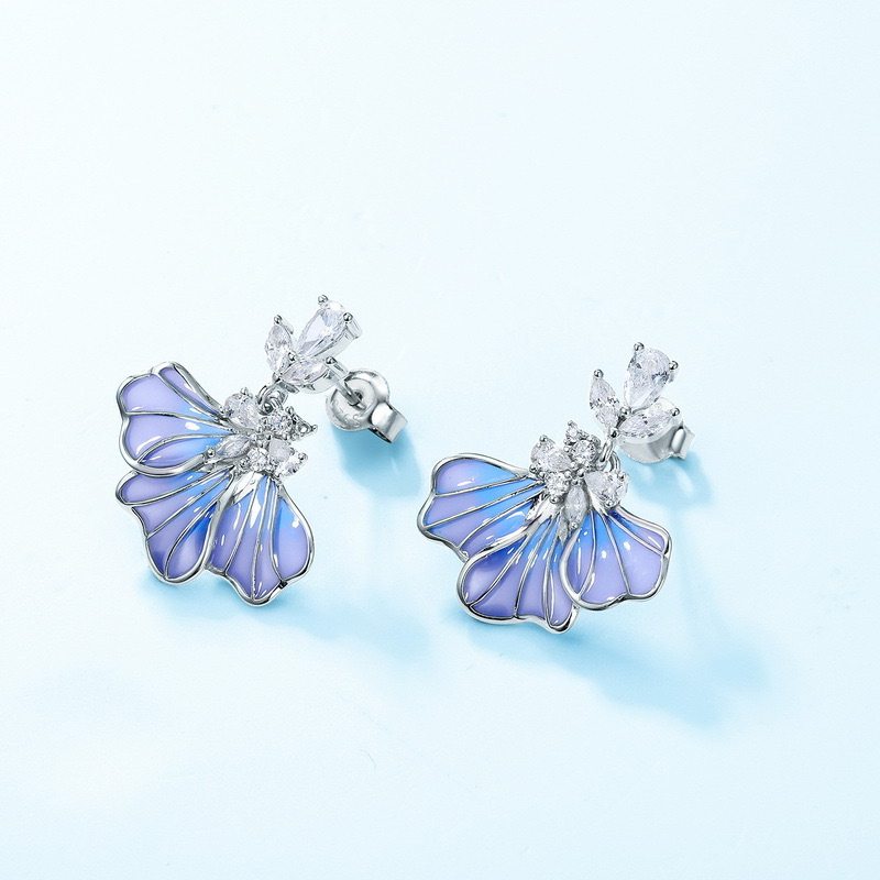 Iris Flower Earrings AL20111928