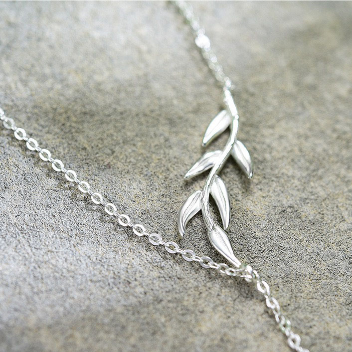 Gold Swallow & Willow Necklace